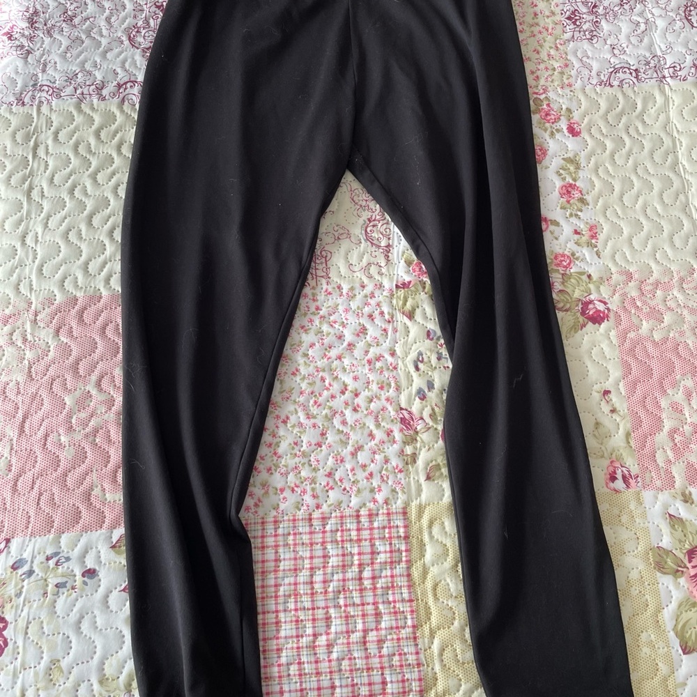 Girls Justice black yoga pants leggings